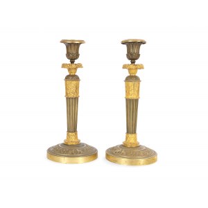 Pair of candlesticks, France around 1840/50