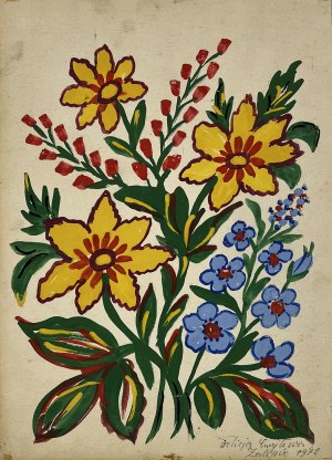 Felicia CURYLAVA (1903-1974), Flowers, 1970