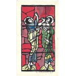 Bolesław GASIŃSKI (ur. 1935), Projekt witrażu, 1986