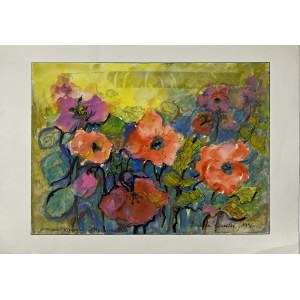 Barbara KOWALSKA (20th century), Flowers, 1996