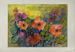 Barbara KOWALSKA (XX w.), Kwiaty, 1996