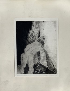 Hanna OCHAMN (XX w.), Tajemnicza postać z psem, 1977