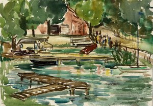 Bronisława WILIMOWSKA (1909-2004), Motyw z Krynicy Morskiej, 1966