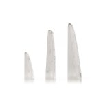 Ireneusz Kizinski, Set of three glass forms Music of Silence, 2nd half of the 20th century.