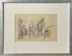 Ludwik LILLE (1897-1957), Rysunek postaci (szkic)