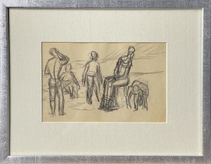Ludwik LILLE (1897-1957), Rysunek postaci (szkic)