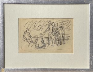 Ludwik LILLE (1897-1957), Rysunek postaci (szkic)