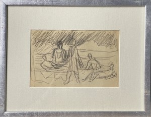 Ludwik LILLE (1897-1957), Rysunek postaci (szkic)