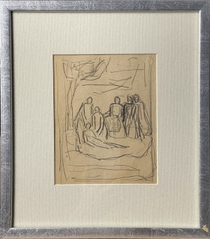 Ludwik LILLE (1897-1957), Rysunek postaci (szkic)