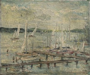 Jerzy NOWAKOWSKI (ur. 1947), Przystań, 1989