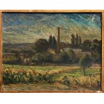Karol STOBIECKI ? (1908 - 1970), Pejzaż z fabryką