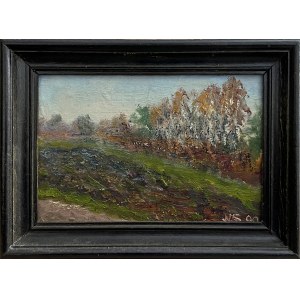 Walenty SOSZYŃSKI (1912-2003), Landscape with Birches, 1990