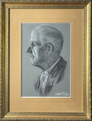 Wiktor ZIN (1925-2007), Portret mężczyzny, 1954