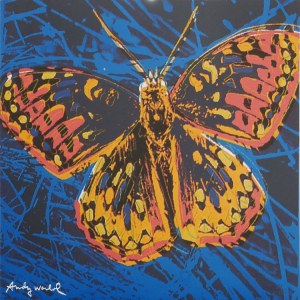 Andy Warhol, San Francisco Silverspot(Motyl) z cyklu Zagrożone gatunki