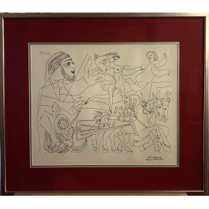 Pablo Picasso (1881-1973) - El Arrastre, avec Écuyère et Putto (Zaprzęg z Amazonką i Putto)