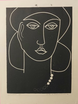 Henryk Plóciennik, Linocut on paper. 62r