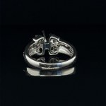 PLATINUM RING 7.20 GR WITH DIAMONDS - RNG30606