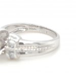 PLATINUM RING 7.20 GR WITH DIAMONDS - RNG30606