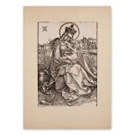 HANS BALDUNG (GERMANY / GERMAN 1485 - 1545) - Die Madonna auf der Rasenbank