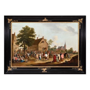 DAVID TENIERS II (FOLLOWER) (BELGICKO / BELGICKO 1610 - 1690) - Flámsky festival (veľký formát)