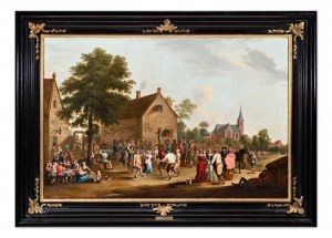 DAVID TENIERS II (FOLLOWER) (BELGIUM / BELGIAN 1610 - 1690) - Flemish Festival (large format)