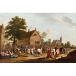 DAVID TENIERS II (FOLLOWER) (BELGICKO / BELGICKO 1610 - 1690) - Flámsky festival (veľký formát)