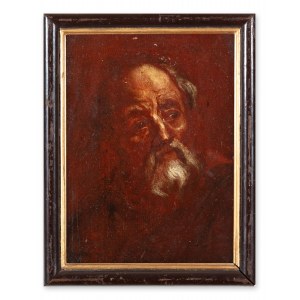 PITTORE DEL 18° SECOLO (CECA / BOEMIANA) - Testa di santo