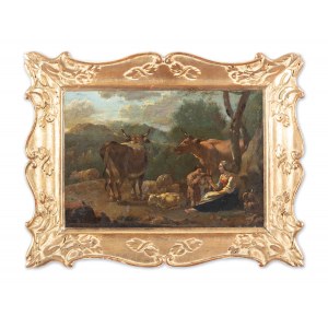 MONOGRAMIST KW - Shepherd's idyll