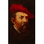 EUGEN NAPOLEON NEUREUTHER (GERMANY / GERMAN 1806 - 1882) - Artist's self-portrait
