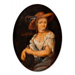 PAINTER OF THE 19TH CENTURY (CZECH / BOHEMIAN) - Portrait of a young lady