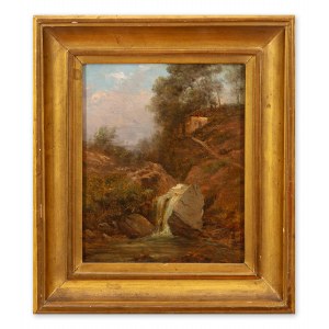 JOSEF MATĚJ NAVRÁTIL (CZECH / BOHEMIAN 1798 - 1865) - Mountain stream