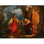 WILHELM KANDLER (CECA / BOEMIA 1816 - 1896) - Dea della foresta slava Devana