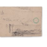 BEDŘICH HAVRÁNEK (CZECH / BOHEMIAN 1821 - 1899) - Kulm - double-sided drawing