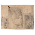 BEDŘICH HAVRÁNEK (CZECH / BOHEMIAN 1821 - 1899) - Kulm - double-sided drawing