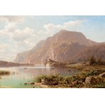 ADOLF CHWALA (TCHÈQUE / BOHÉMIEN 1836 - 1900) - Lago di Toblino