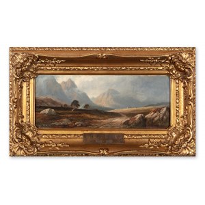 HUGO ULLÍK (CZECH / BOHEMIAN 1838 - 1881) - Mountain landscape