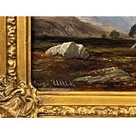 HUGO ULLÍK (CZECH / BOHEMIAN 1838 - 1881) - Mountain landscape