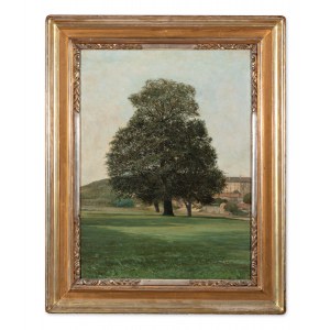 JOSEF HOLUB (CZECH / BOHEMIAN 1870 - 1957) - Linden in Nelahozevs