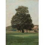 JOSEF HOLUB (CZECH / BOHEMIAN 1870 - 1957) - Linden in Nelahozevs