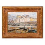 OTA BUBENÍČEK (CZECH / BOHEMIAN 1871 - 1962) - Five views of Paris