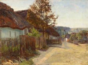 ALOIS KALVODA (CZECH / BOHEMIAN 1875 - 1934) - Motif from Slovakia