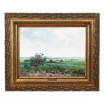 STANISLAV LOLEK (CZECH / BOHEMIAN 1873 - 1936) - Landscape with bush