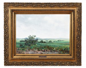 STANISLAV LOLEK (CZECH / BOHEMIAN 1873 - 1936) - Landscape with bush