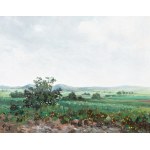 STANISLAV LOLEK (CZECH / BOHEMIAN 1873 - 1936) - Landscape with bush