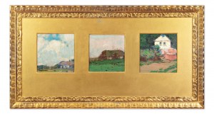 ALOIS KALVODA (CZECH / BOHEMIAN 1875 - 1934) - Art Nouveau triptych