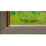 KAREL SCHADT (CECA / BOEMIA 1888 - 1955) - Betulle presso lo stagno
