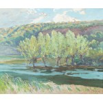 VÁCLAV RADIMSKÝ (CZECH / BOHEMIAN 1867 - 1946) - Landscape from Normandy