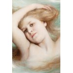 GABRIEL VON MAX (NEMECKO / GERMAN 1840 - 1915) - Kúpajúci sa