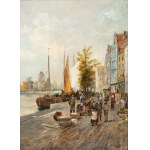 F. MORELLI (ITALY / ITALIAN) - Market in the Dutch port