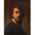 MALARZ XIX WIEKU (CZECH / BOHEMIAN) - Portret Rembrandta